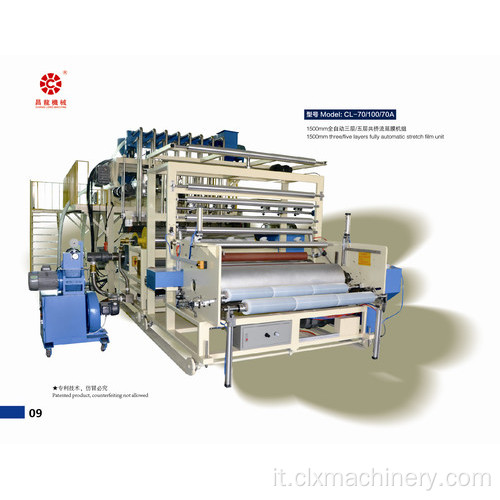 Linea di film estensibile LLDPE aggiornata da 1,5 M